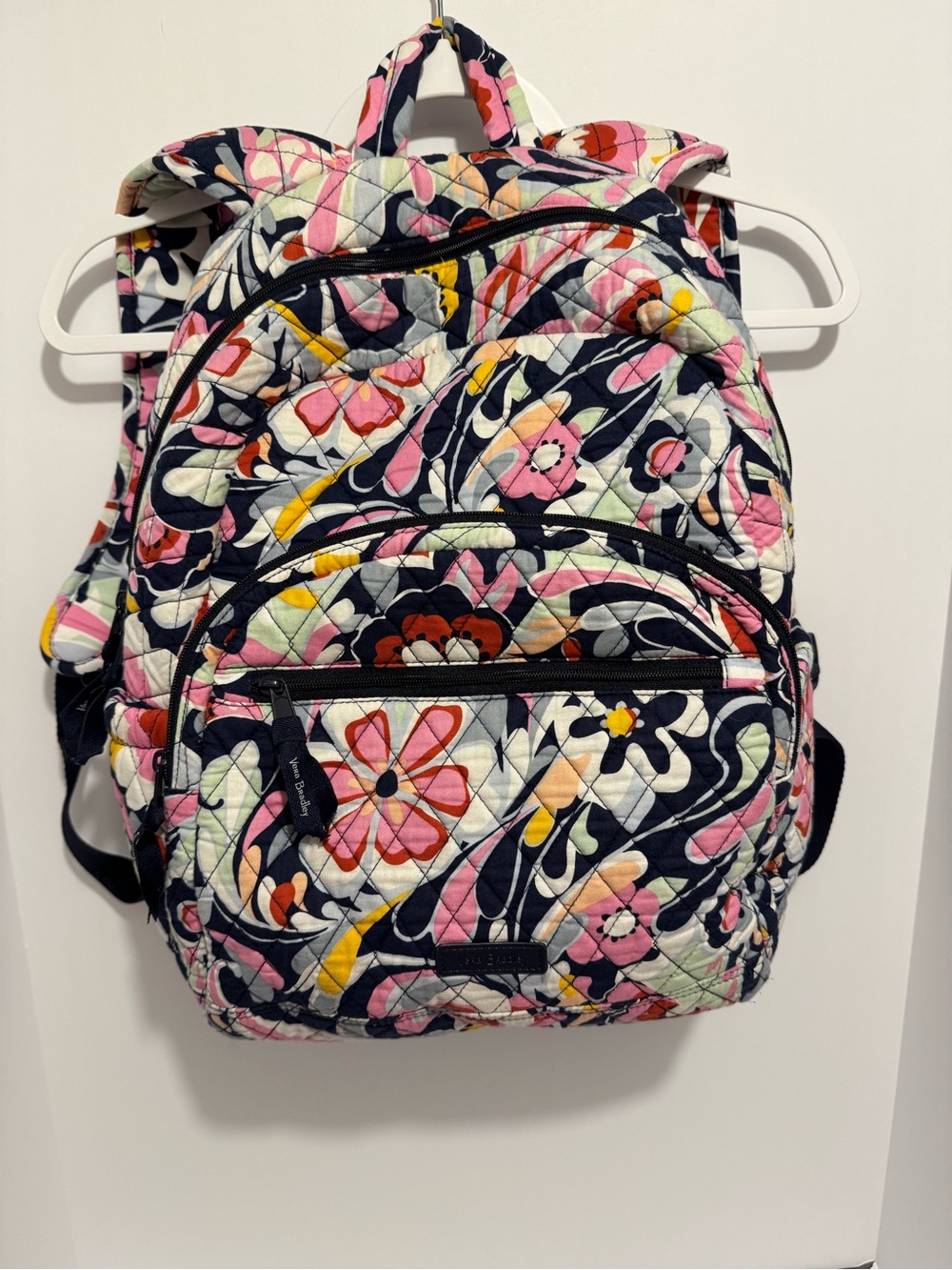 Vera Bradley Quilted Essential Large Backpack - Mod Paisley Adjustable Straps